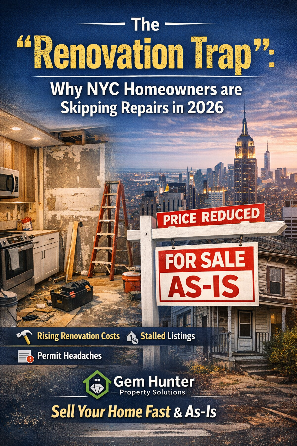 The “Renovation Trap”: Why NYC Homeowners are Skipping Repairs in 2026