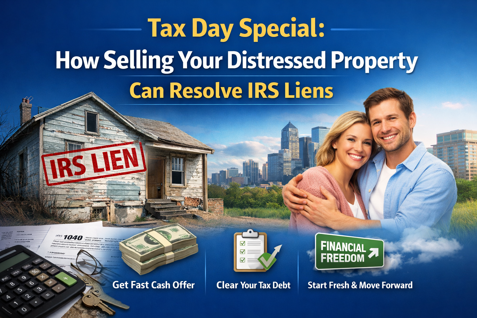 Tax Day Special: How Selling Your Distressed Property Can Resolve IRS Liens